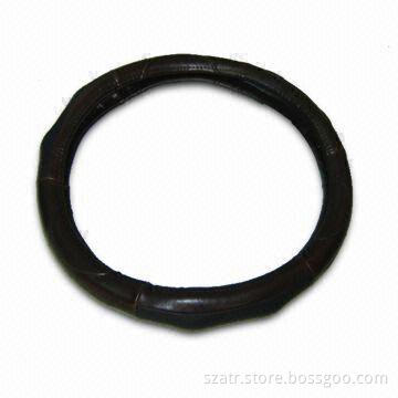 Car Steering Wheel Cover with 37 to 79cm Diameter and 7.5 to 8.2cm Width